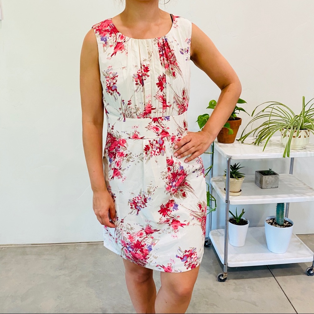 THML Pink and white floral dress